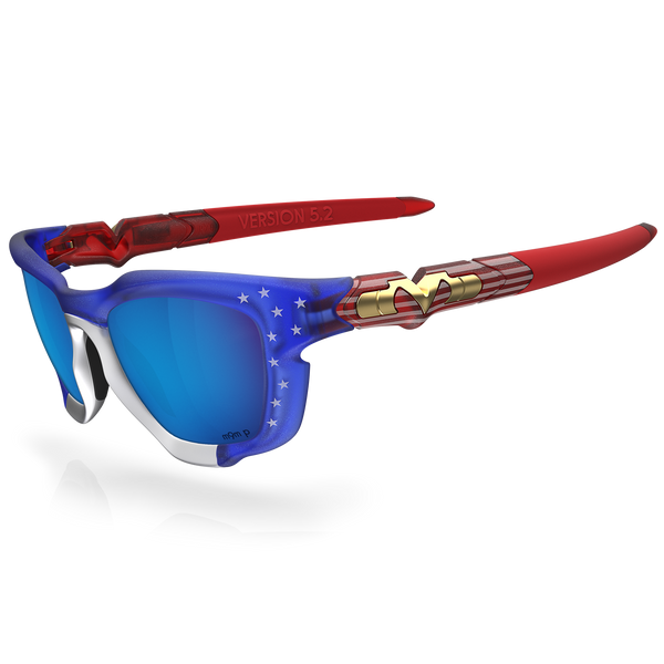 Version 5.2 - Matte Stars & Stripes / Glacier Plasmachromatic Polarized