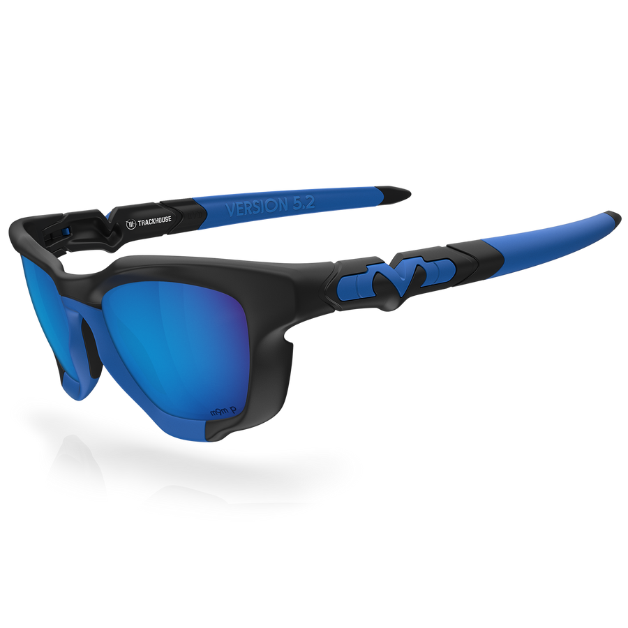 Version 5.2 - Matte-Max™ Black / Trackhouse Blue / Glacier Plasmachromatic Polarized