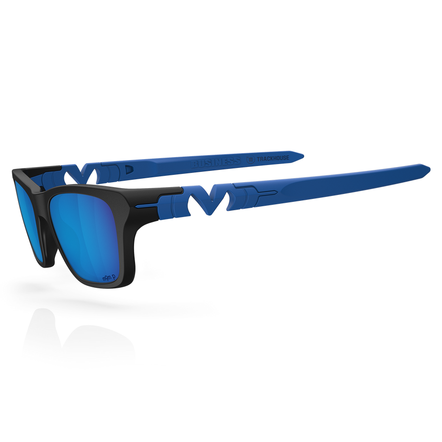 Business - Matte Black / Trackhouse Blue / Glacier Plasmachromatic Polarized