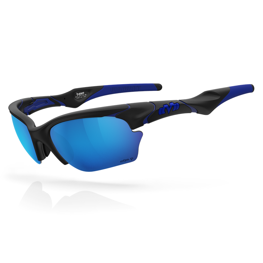 Gigawatt - Matte Black / Blue / Glacier Plasmachromatic Polarized