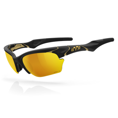 Gigawatt - Matte Black / Gold / Gold Plasmachromatic Polarized