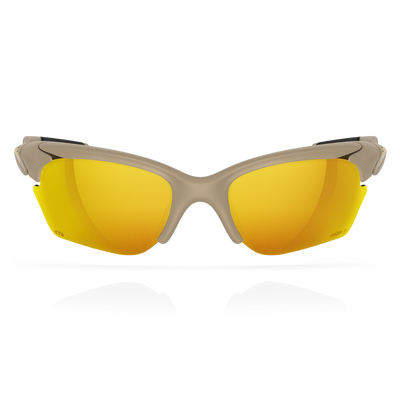 Gigawatt - Matte Sand / Chocolate / Gold Plasmachromatic Polarized
