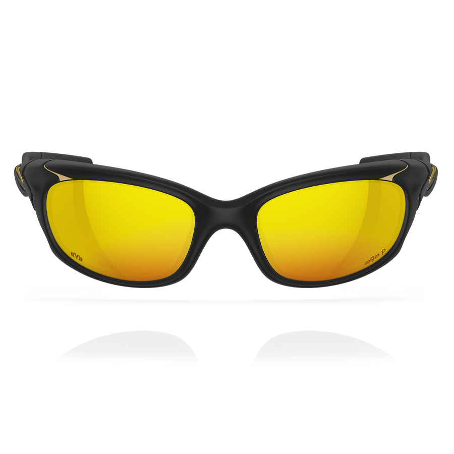 Jigawatt - Matte Black / Gold / Gold Plasmachromatic Polarized