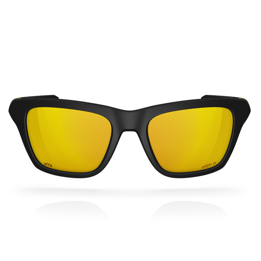 Pleasure - Matte Black / Gold Plasmachromatic Polarized