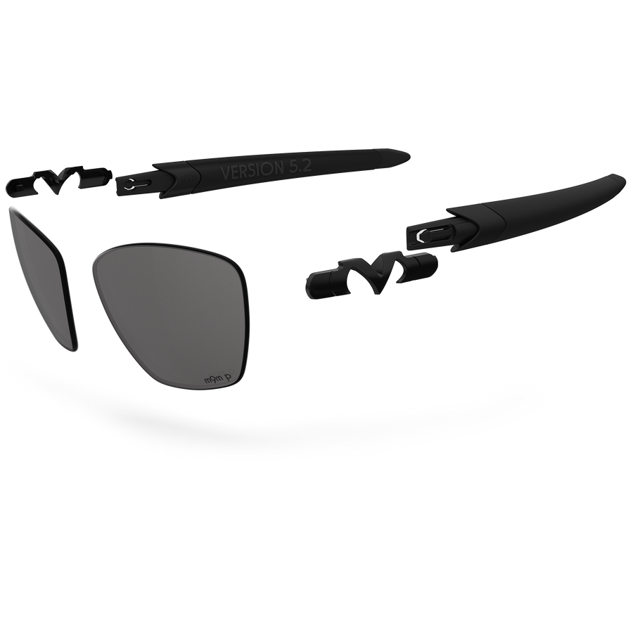 Version 5.2 Tackle Box - Matte-Max Black / Matte Black / Gray Polarized