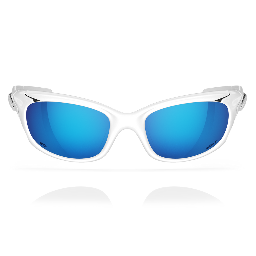 Jigawatt - Gloss White / Black / Glacier Plasmachromatic Polarized