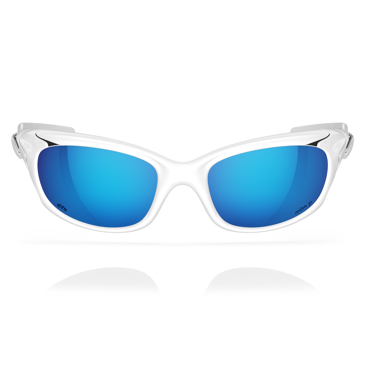 Jigawatt - Gloss White / Black / Glacier Plasmachromatic Polarized
