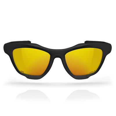 Version 5.2 - Matte-Max Black / Gold Plasmachromatic Polarized