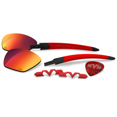 Version 5.2 Tackle Box - Matte-Max Black / Matte Red / Blaze Plasmachromatic