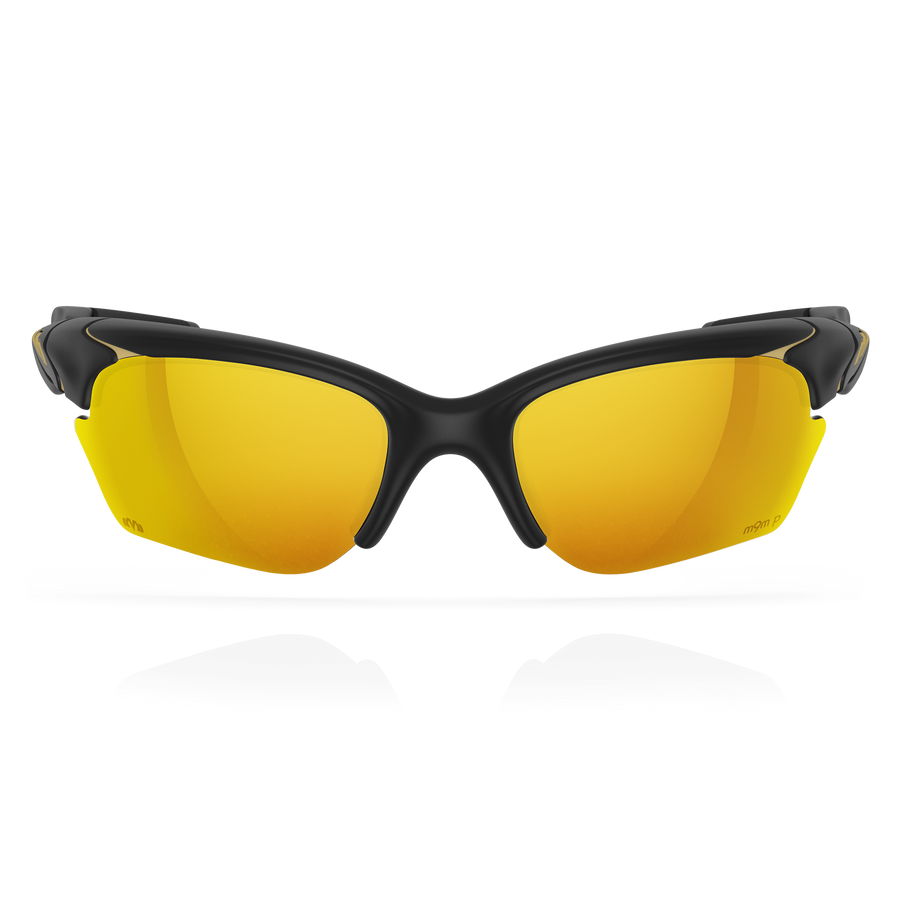 Gigawatt - Matte Black / Gold / Gold Plasmachromatic Polarized