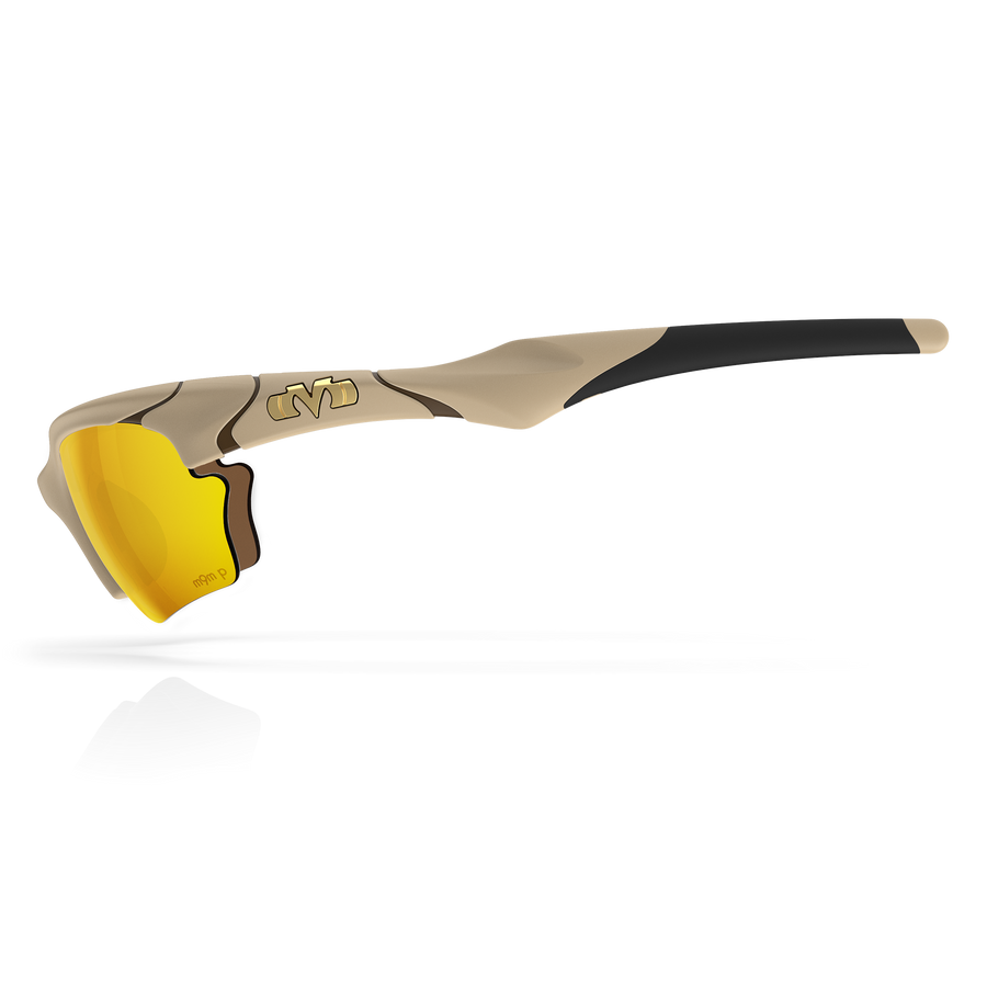 Gigawatt - Matte Sand / Chocolate / Gold Plasmachromatic Polarized