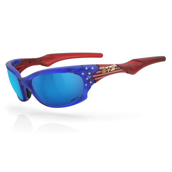 Jigawatt - Matte Stars & Stripes / Glacier Plasmachromatic Polarized