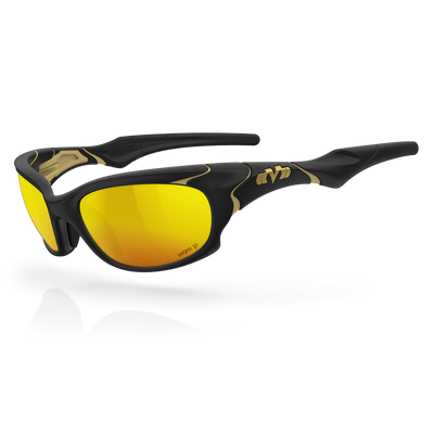 Jigawatt - Matte Black / Gold / Gold Plasmachromatic Polarized