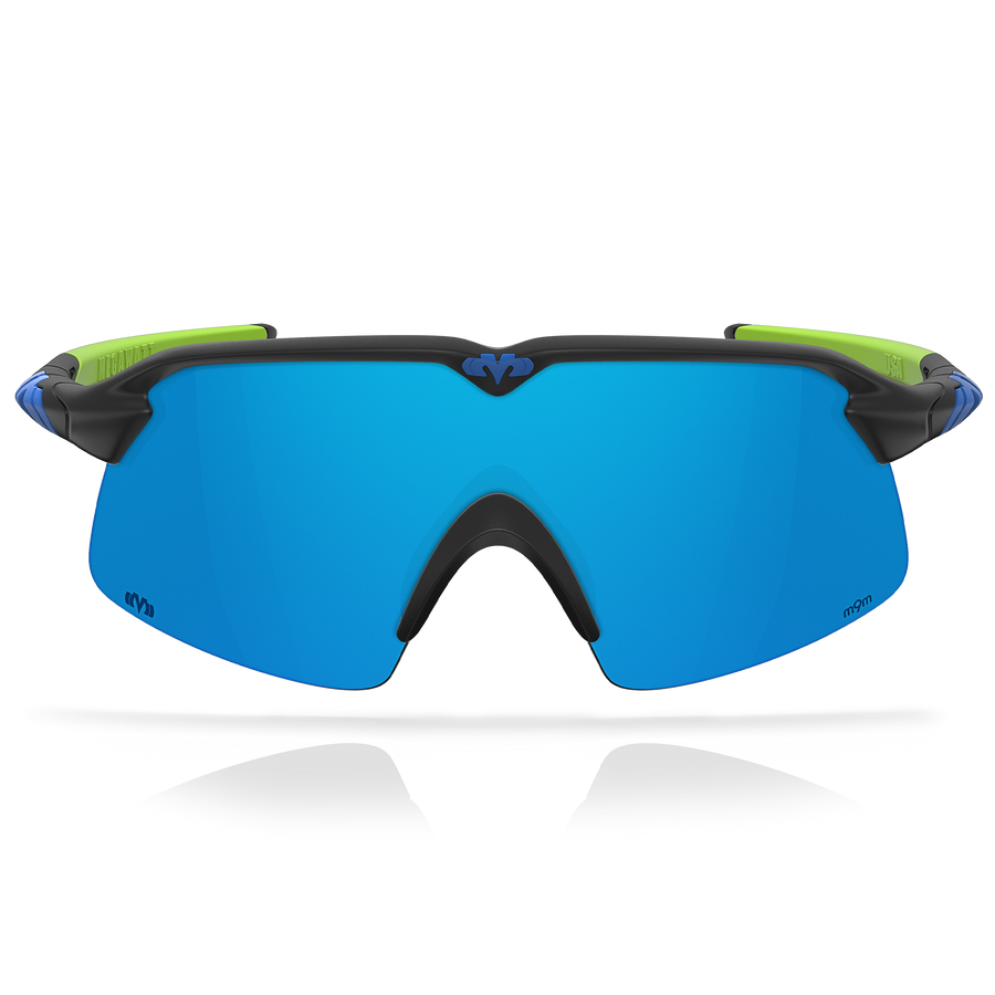 Megawatt Mid - Matte Black / Dayglo Yellow / Glacier Plasmachromatic