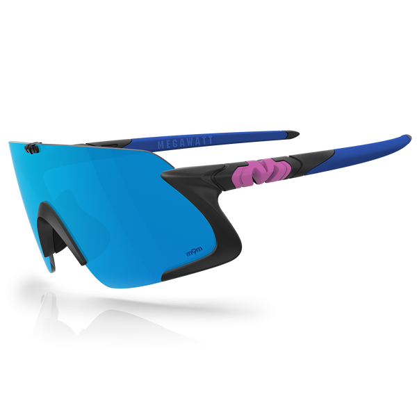 Megawatt - Matte Black / Blue / Glacier Plasmachromatic