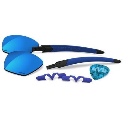 Version 5.2 Tackle Box - Matte-Max Black / Matte Blue / Glacier Plasmachromatic