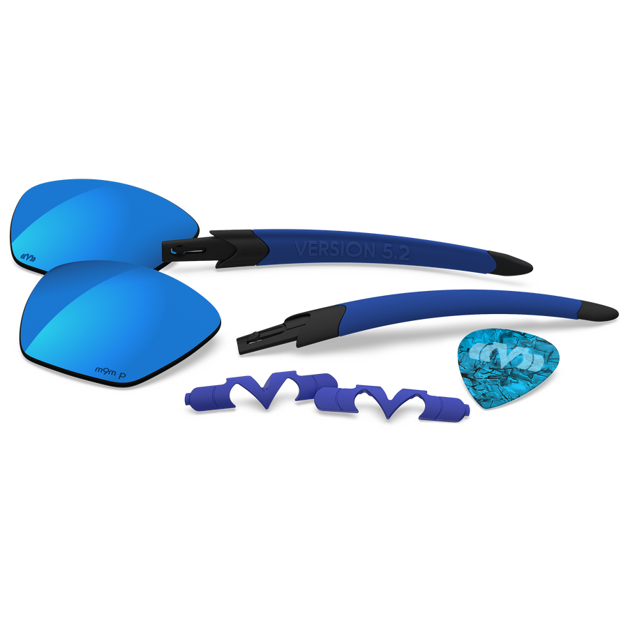Version 5.2 Tackle Box - Matte-Max Black / Matte Blue / Glacier Plasmachromatic