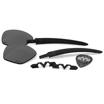 Version 5.2 Tackle Box - Matte-Max Black / Matte Black / Gray Polarized