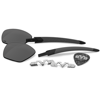 Version 5.2 Tackle Box - Matte-Max Black / Matte Shadow / Satin Silver / Gray