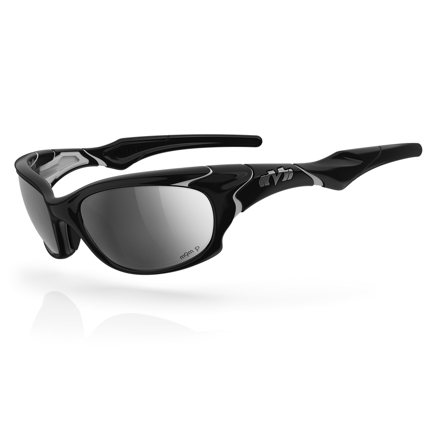 Jigawatt - Gloss Black / White / Obsidian Plasmachromatic Polarized