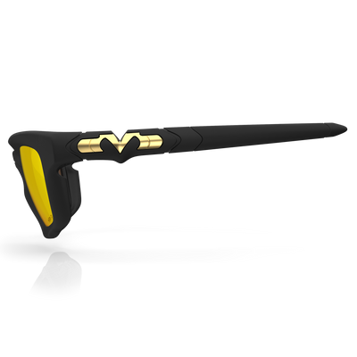Version 5.2 - Matte-Max Black / Gold Plasmachromatic Polarized