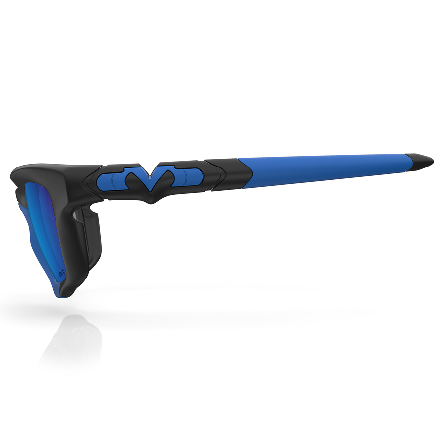 Version 5.2 - Matte-Max™ Black / Trackhouse Blue / Glacier Plasmachromatic Polarized