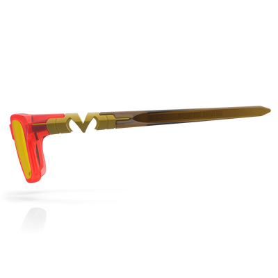 Business - Matte Hot / Rootbeer / Gold Plasmachromatic Polarized