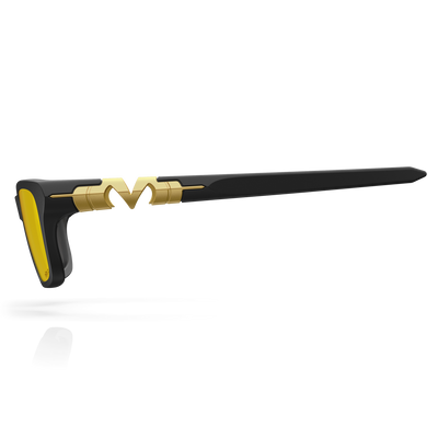 Business - Matte Black / Gold Plasmachromatic Polarized