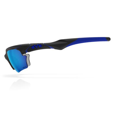 Gigawatt - Matte Black / Blue / Glacier Plasmachromatic Polarized