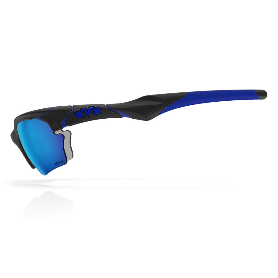 Gigawatt - Matte Black / Blue / Glacier Plasmachromatic Polarized