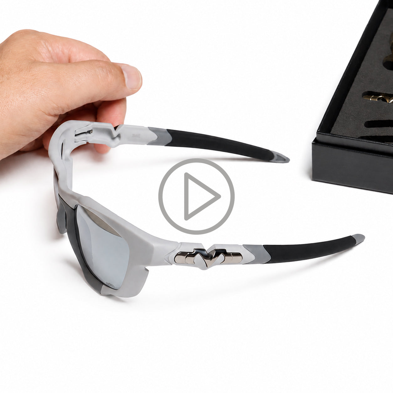 Version 5.2 Tackle Box - Matte-Max Black / Matte Black / Gray Polarized